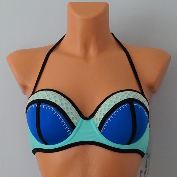 California Waves Other - California Waves NWT Blue Junior Bikini Top